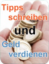 Tipps schreiben und Geld verdienen