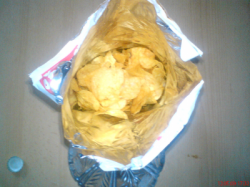 Chipstüte und Chipsverpackung luftdicht verschließen Chips, Tüte, Verpackung, luftdicht, verschließen