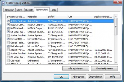 Systemstart, Windows, beschleunigen, schneller